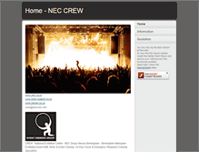 Tablet Screenshot of neccrew.com